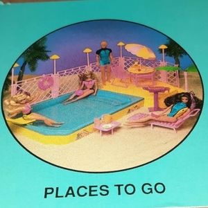 Vintage Barbie Card 1989 Barbie Just Us Girls Game Replacement Piece